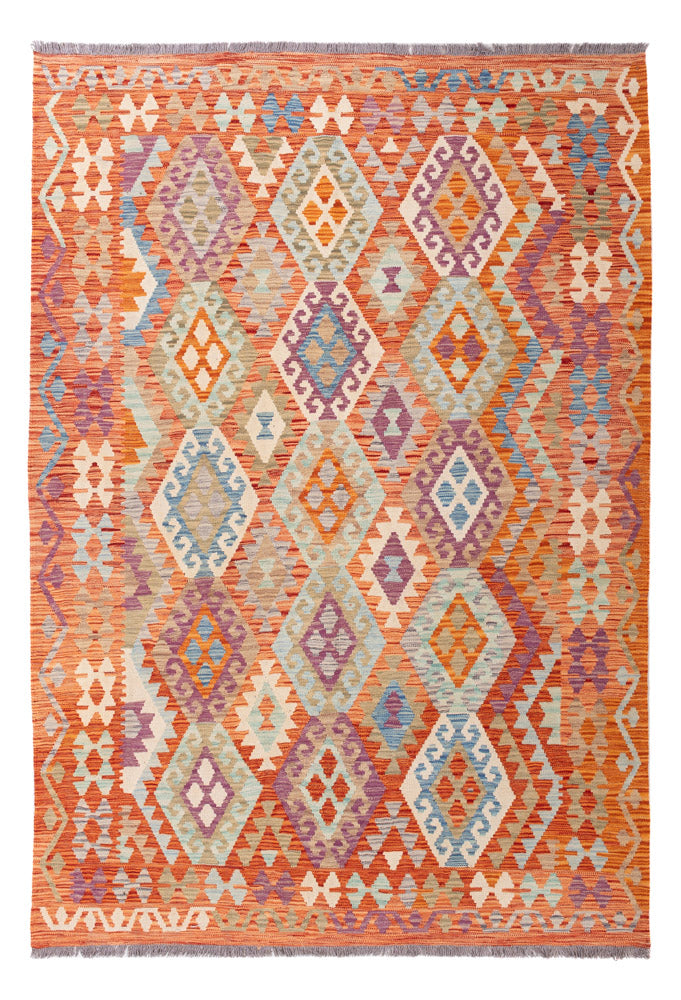 キリム マイメネ 絨毯 255x178cm - ウールラグ