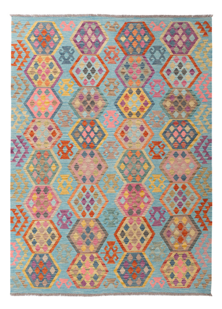 キリム マイメネ 絨毯 251x182cm - ウールラグ