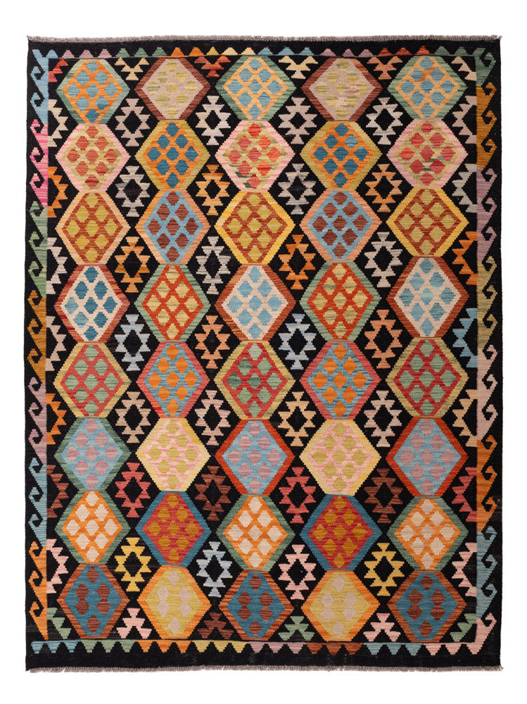 キリム マイメネ 絨毯 249x187cm - ウールラグ