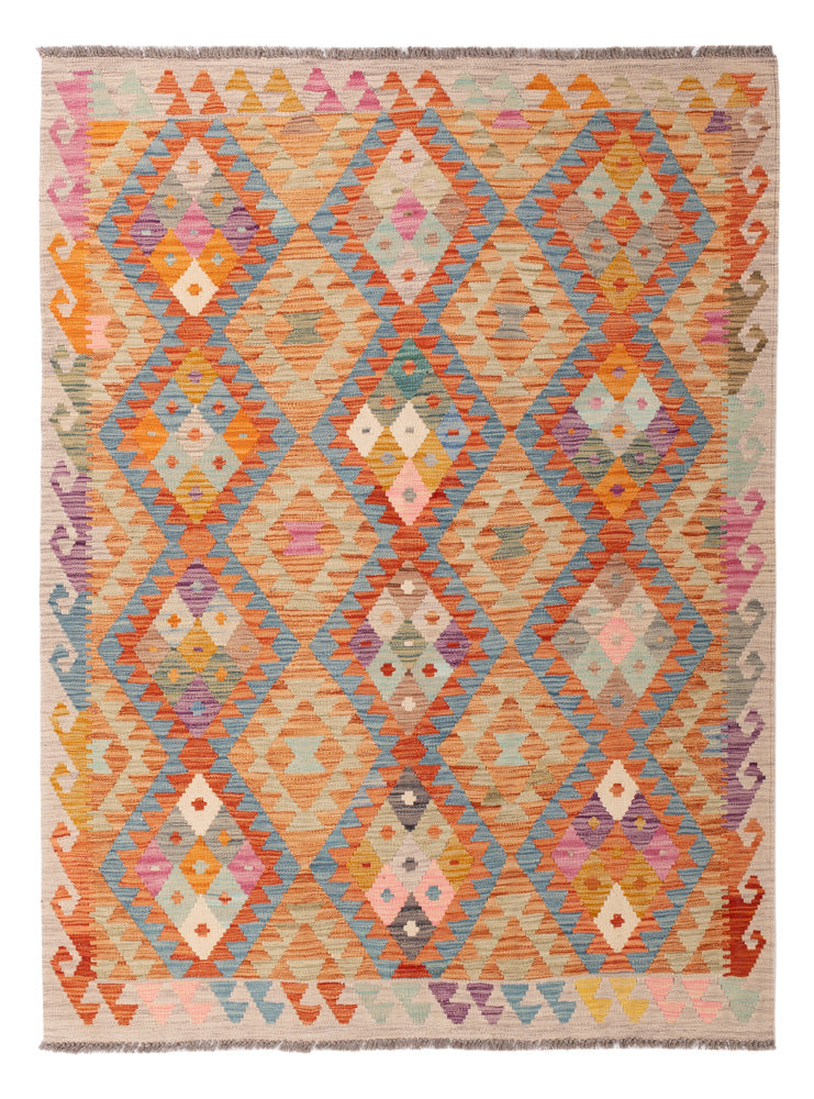 キリム マイメネ 絨毯 203x153cm - ウールラグ