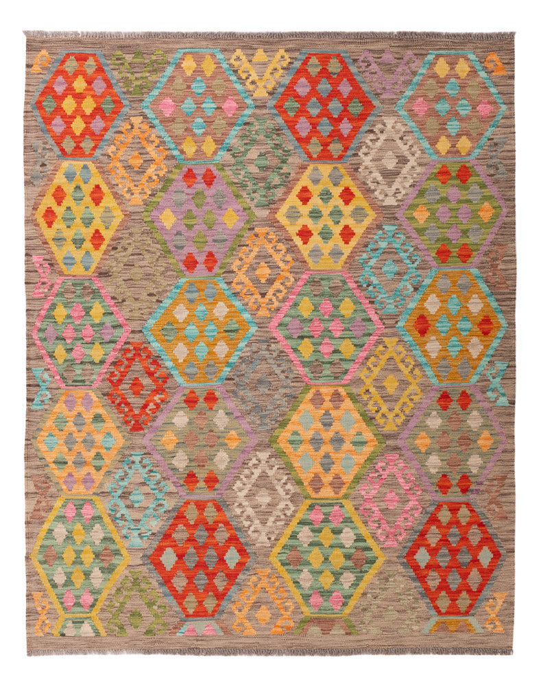 キリム マイメネ 絨毯 197x158cm - ウールラグ