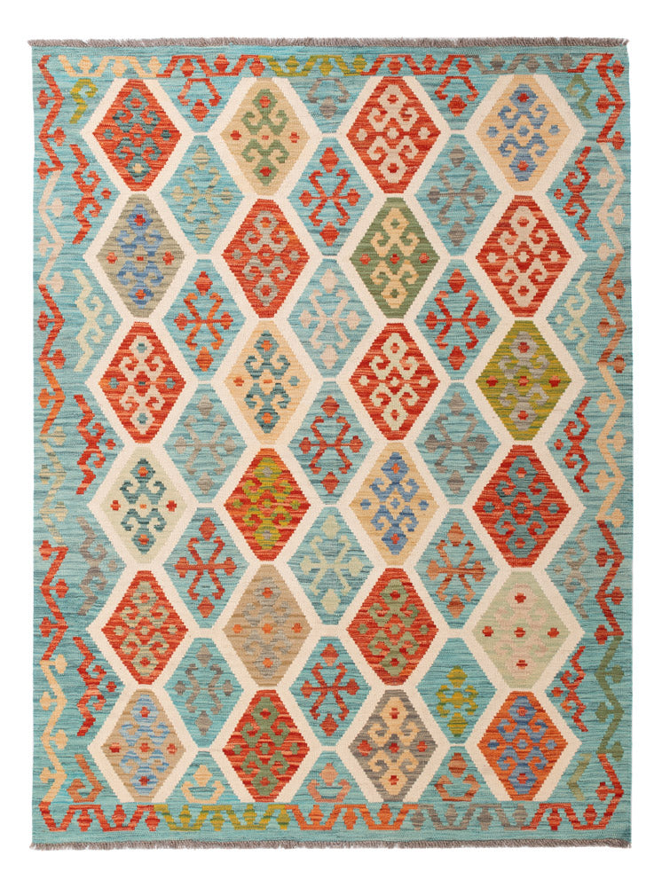 キリム マイメネ 絨毯 209x158cm - ウールラグ