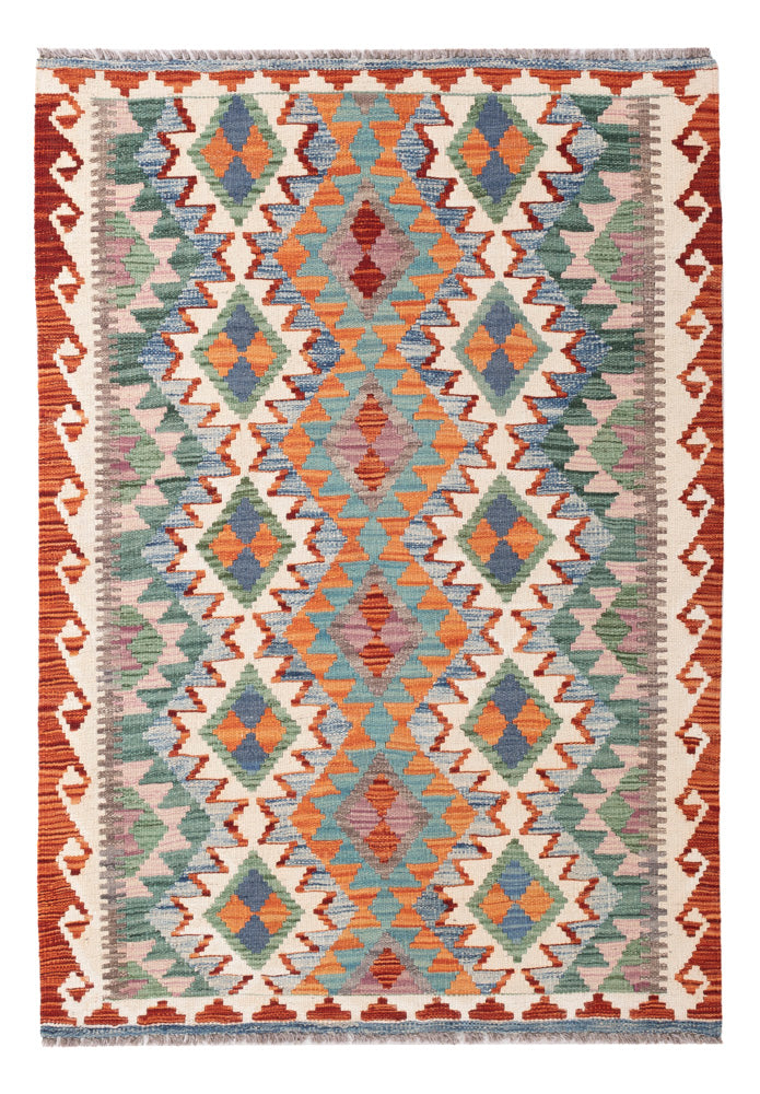 キリム マイメネ 絨毯 154x108cm - ウールラグ