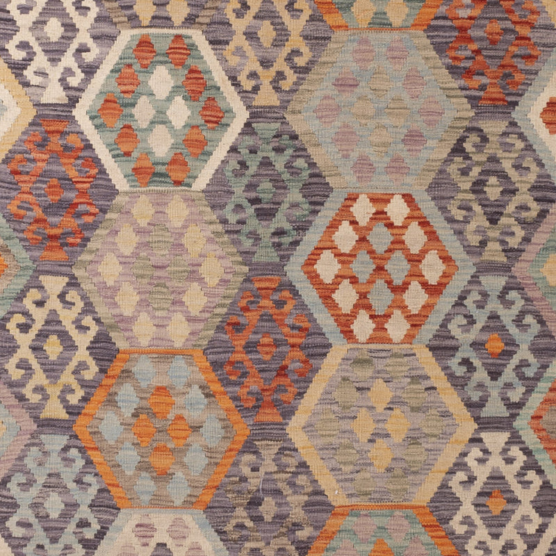キリム マイメネ 絨毯 341x264cm - ウールラグ