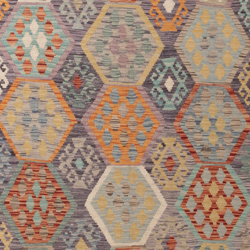 キリム マイメネ 絨毯 349x268cm - ウールラグ