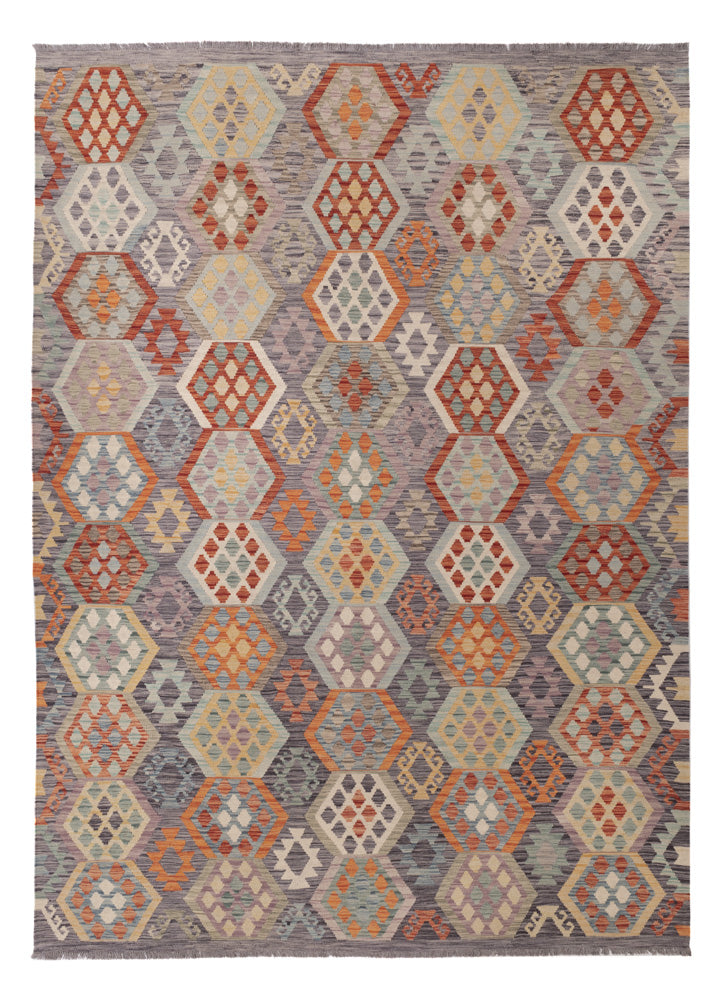 キリム マイメネ 絨毯 340x245cm - ウールラグ