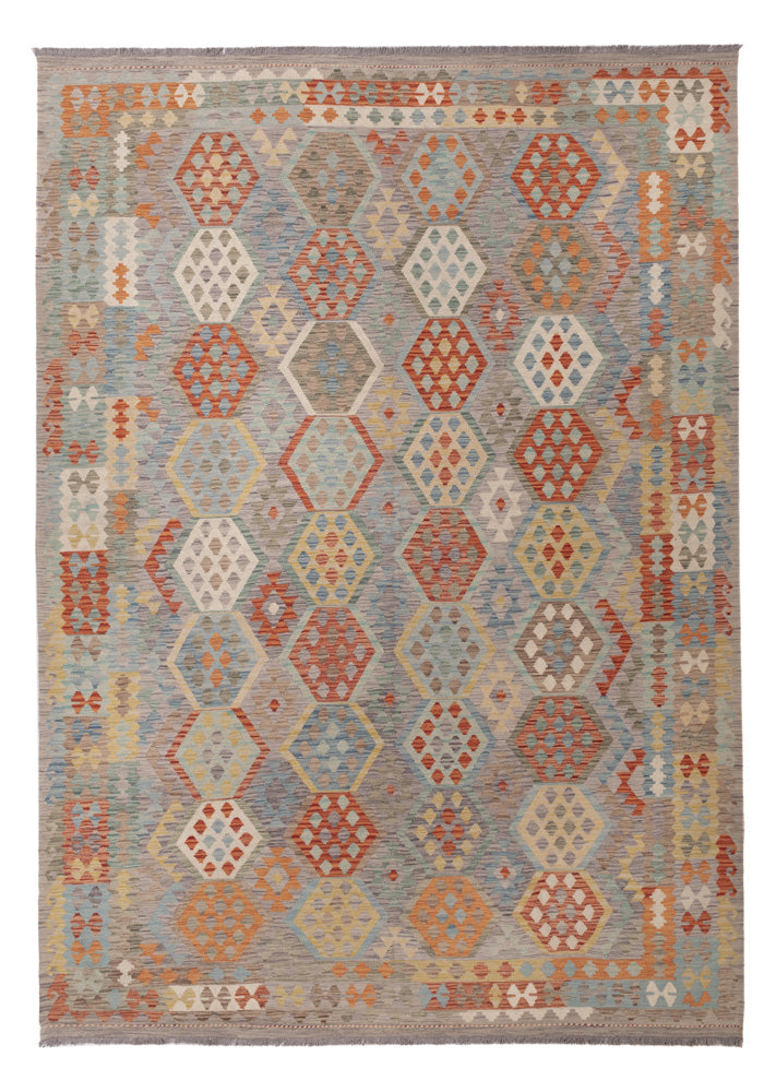 キリム マイメネ 絨毯 345x248cm - ウールラグ