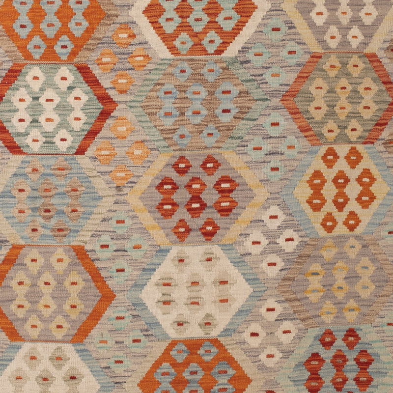 キリム マイメネ 絨毯 339x253cm - ウールラグ
