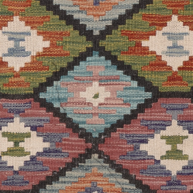 キリム マイメネ 絨毯 104x97cm - ウールラグ