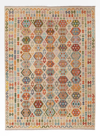 キリム マイメネ 絨毯 338x252cm - ウールラグ – product image