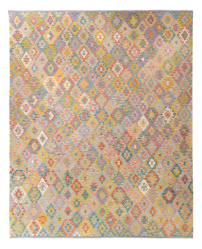 キリム マイメネ 絨毯 393x307cm - ウールラグ