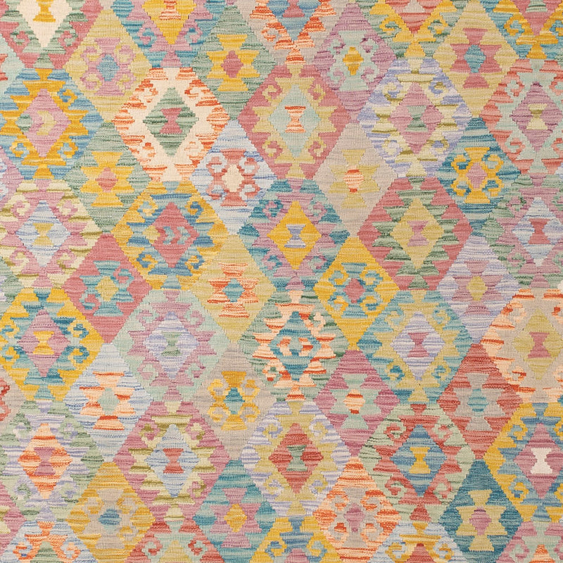 キリム マイメネ 絨毯 393x307cm - ウールラグ