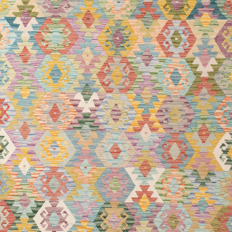 キリム マイメネ 絨毯 383x312cm - ウールラグ