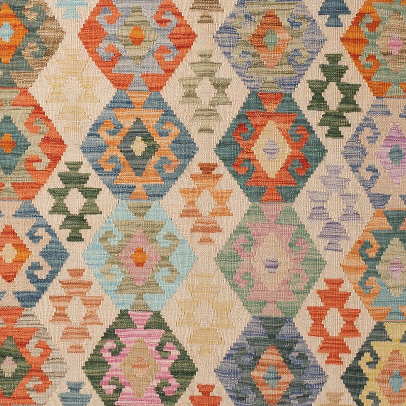 キリム マイメネ 絨毯 348x259cm - ウールラグ