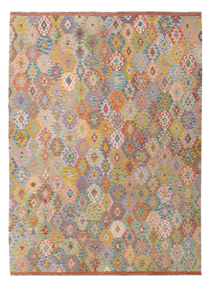 キリム マイメネ 絨毯 347x254cm - ウールラグ
