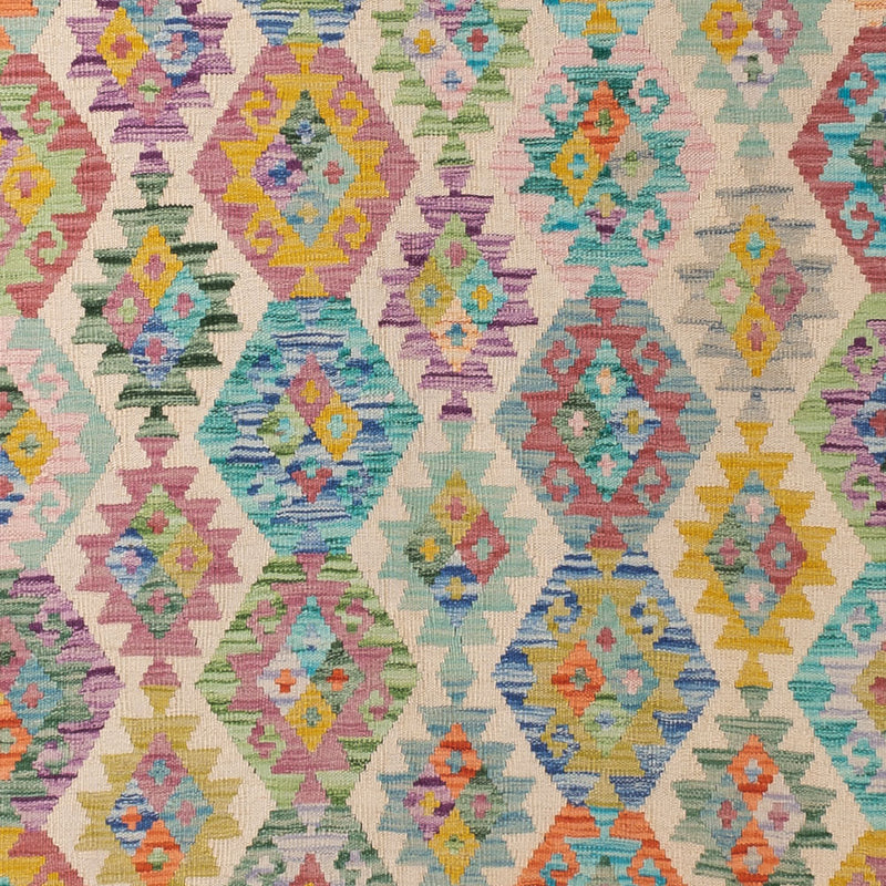 キリム マイメネ 絨毯 367x266cm - ウールラグ