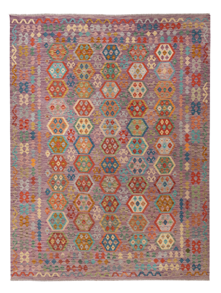 キリム マイメネ 絨毯 335x257cm - ウールラグ
