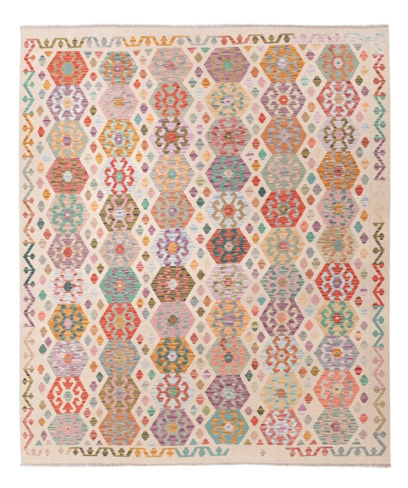 キリム マイメネ 絨毯 296x252cm - ウールラグ
