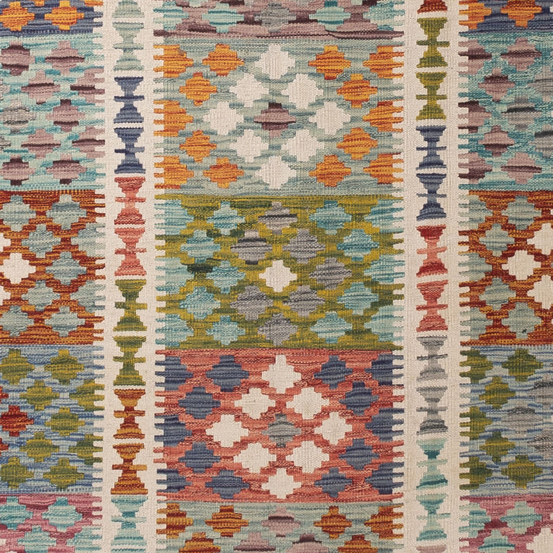キリム マイメネ 絨毯 352x251cm - ウールラグ