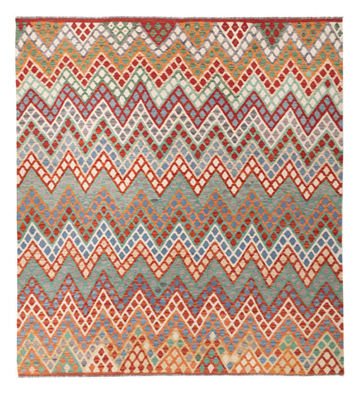 キリム マイメネ 絨毯 263x285cm - ウールラグ