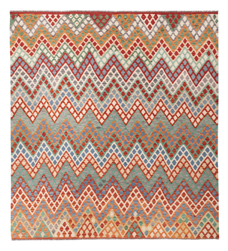 キリム マイメネ 絨毯 285x263cm - ウールラグ