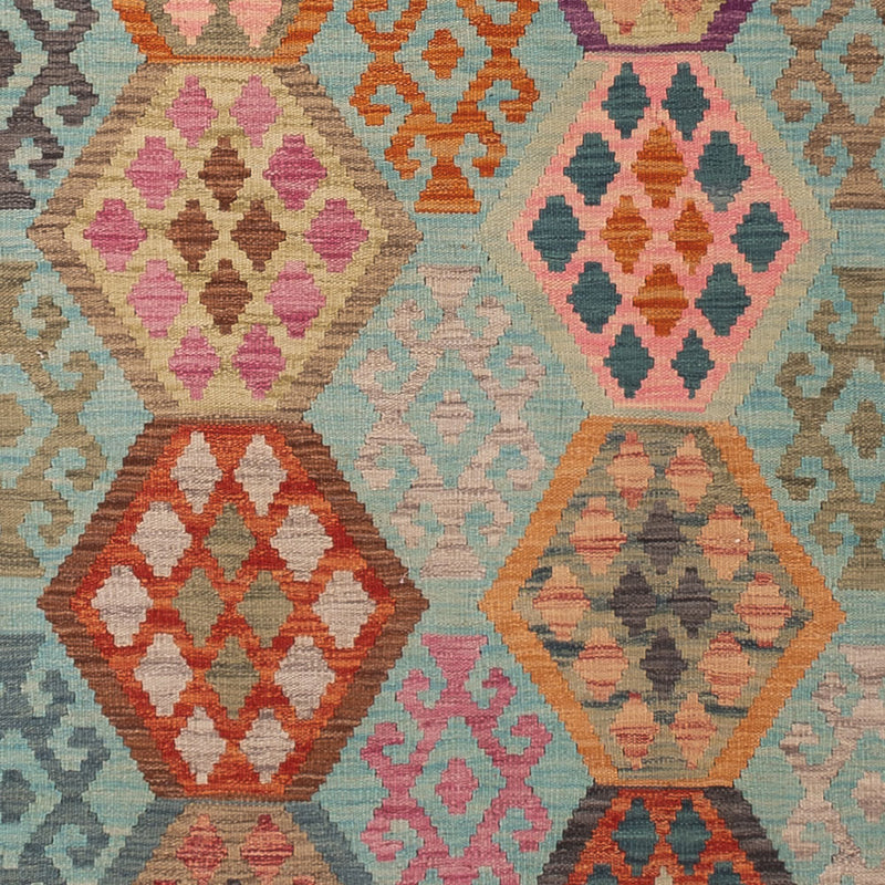 キリム マイメネ 絨毯 347x257cm - ウールラグ