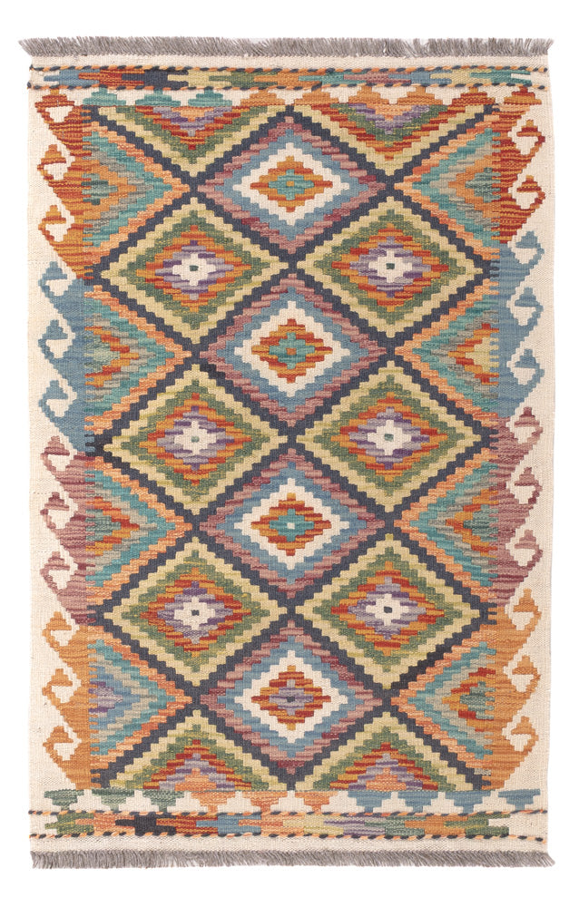 キリム マイメネ 絨毯 121x78cm - ウールラグ