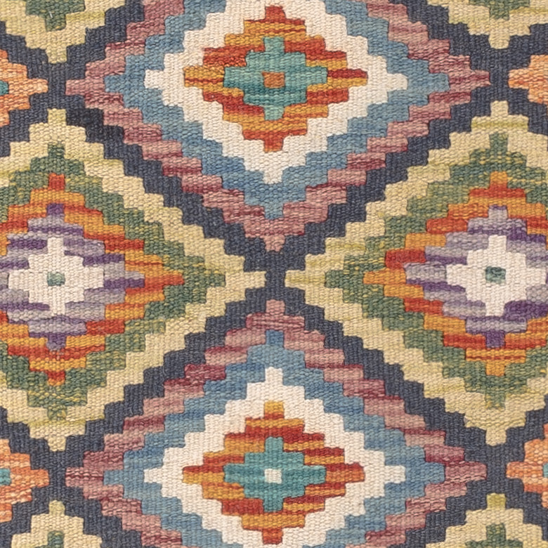キリム マイメネ 絨毯 121x78cm - ウールラグ