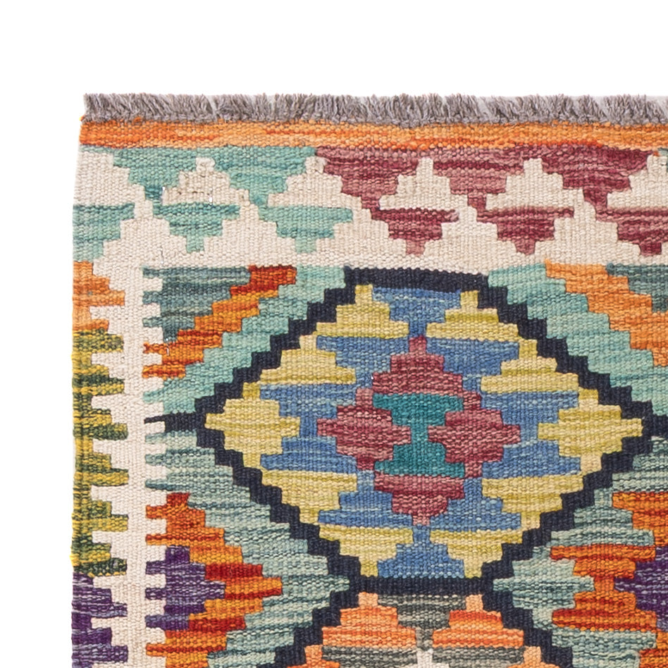 キリム マイメネ 絨毯 124x81cm - ウールラグ