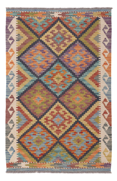 キリム マイメネ 絨毯 81x121cm - ウールラグ
