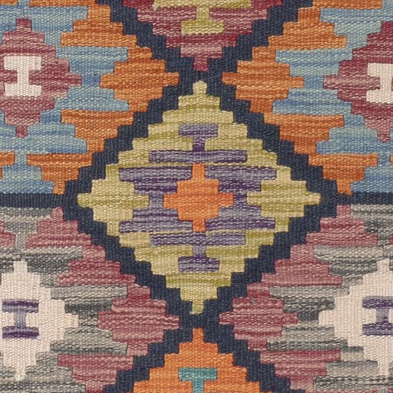 キリム マイメネ 絨毯 124x79cm - ウールラグ