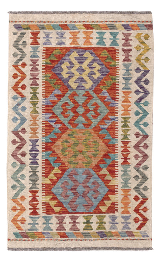 キリム マイメネ 絨毯 120x75cm - ウールラグ