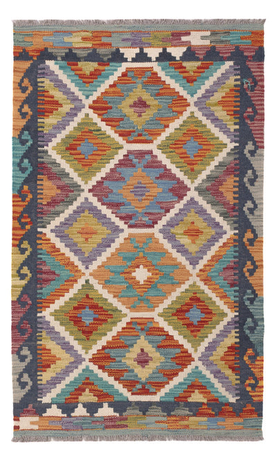 キリム マイメネ 絨毯 79x127cm - ウールラグ