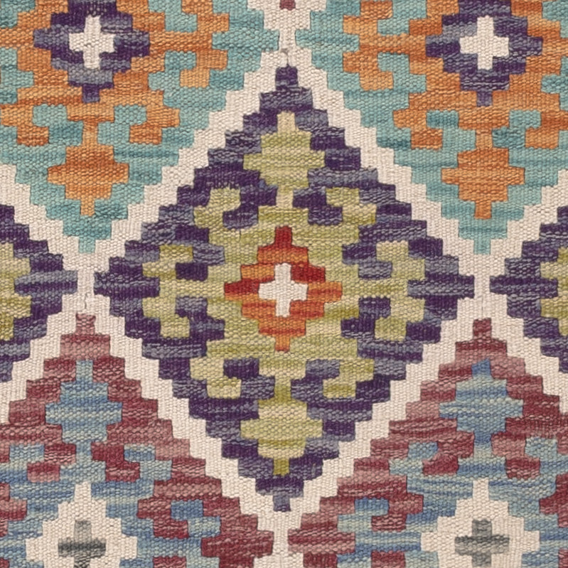 キリム マイメネ 絨毯 122x81cm - ウールラグ