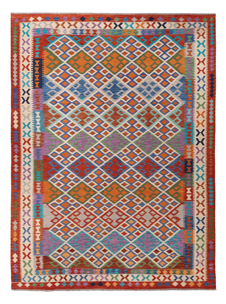 キリム マイメネ 絨毯 348x249cm - ウールラグ