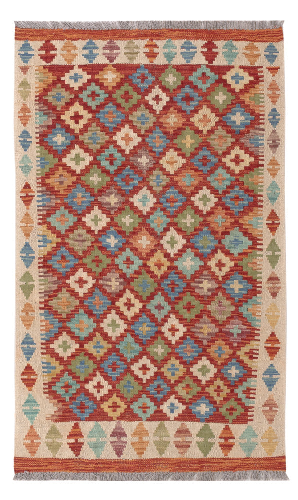 キリム マイメネ 絨毯 128x81cm - ウールラグ