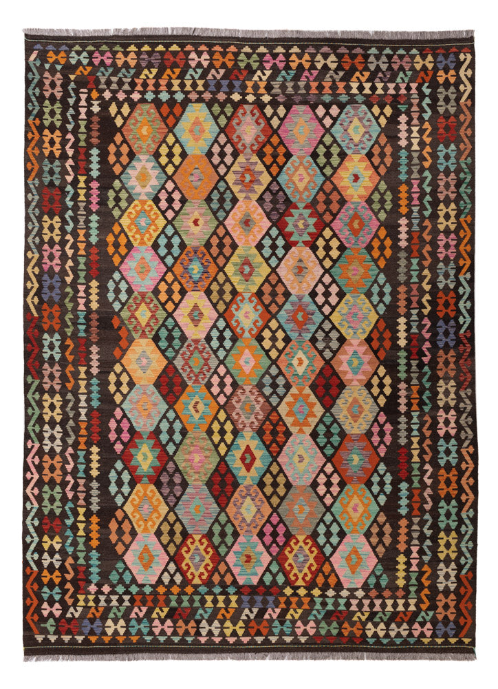 キリム マイメネ 絨毯 345x256cm - ウールラグ