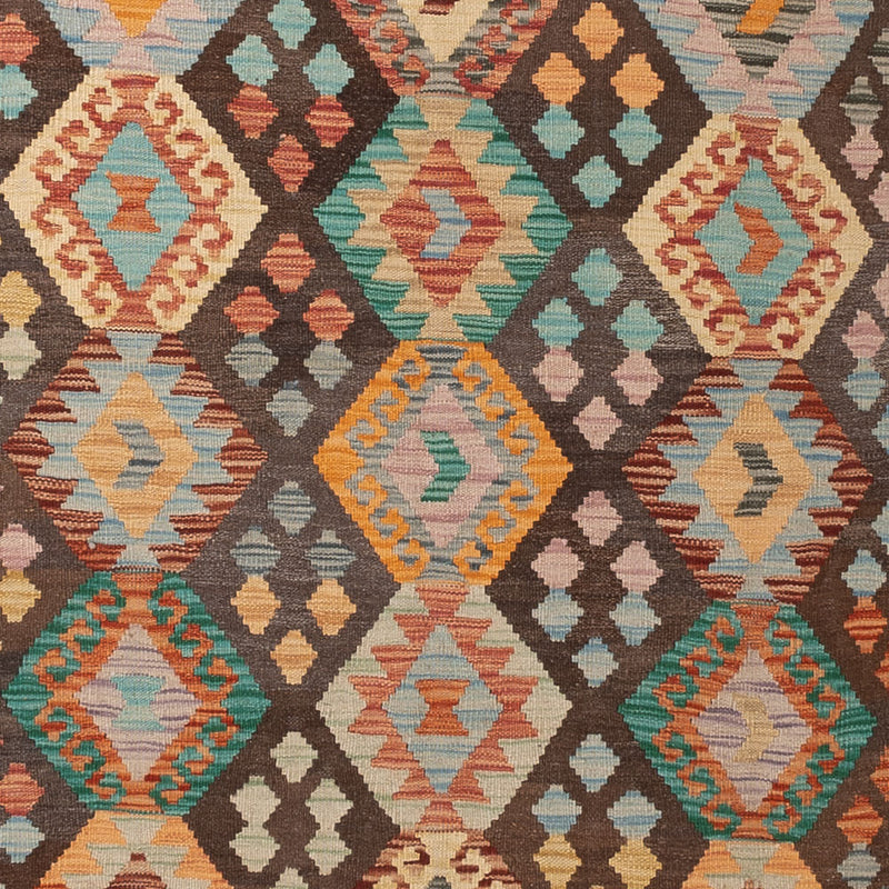 キリム マイメネ 絨毯 351x244cm - ウールラグ
