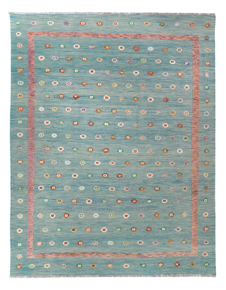 キリム マイメネ 絨毯 350x258cm - ウールラグ