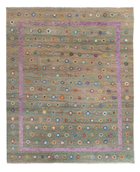 キリム マイメネ 絨毯 394x313cm - ウールラグ – product image
