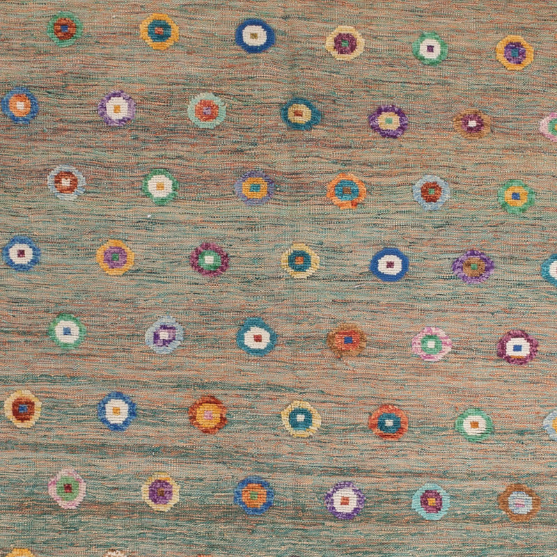 キリム マイメネ 絨毯 394x313cm - ウールラグ