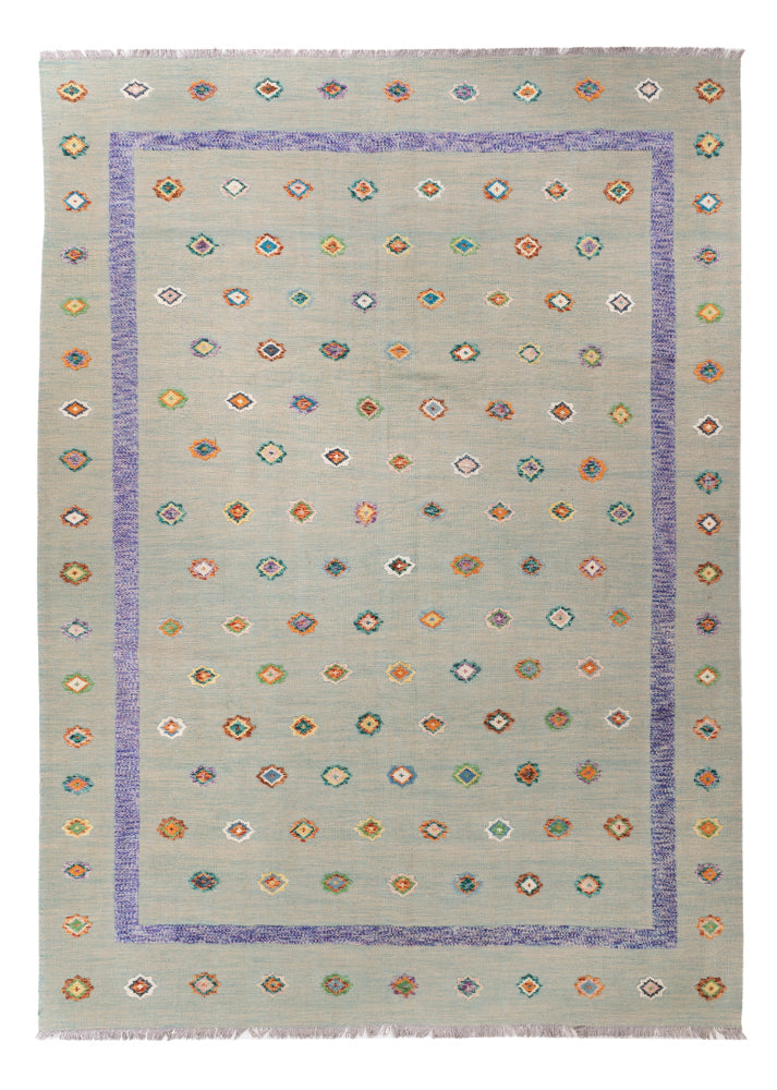 キリム マイメネ 絨毯 357x256cm - ウールラグ