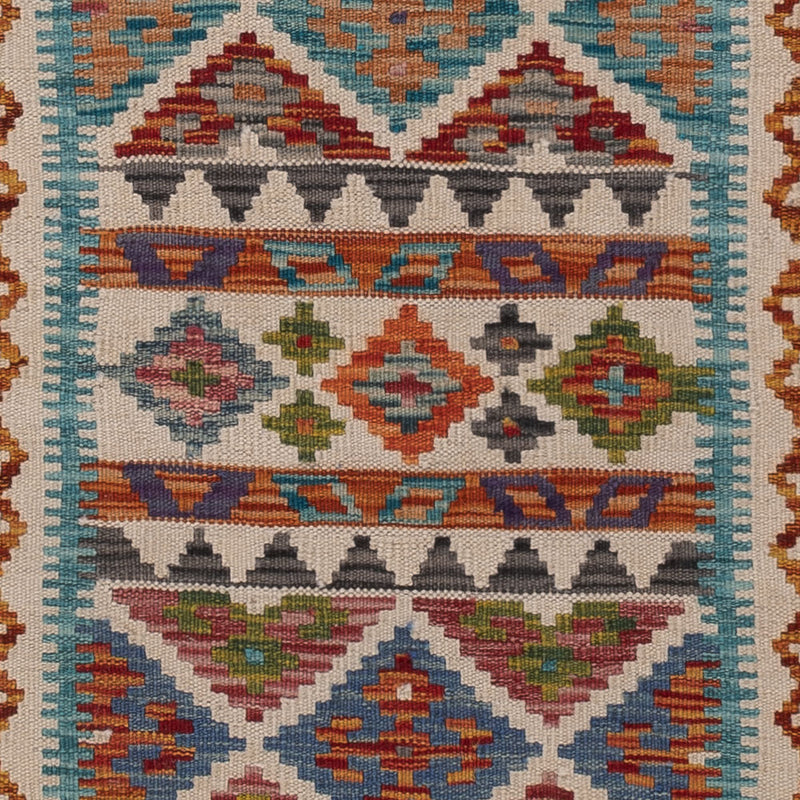 キリム マイメネ 絨毯 193x58cm - ウールラグ