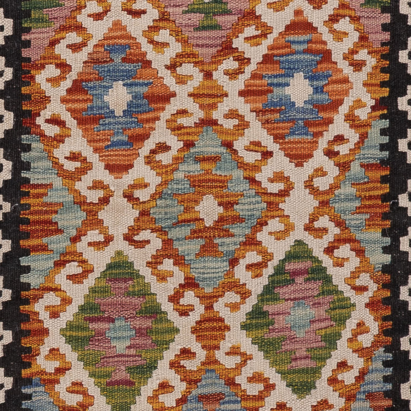 キリム マイメネ 絨毯 203x68cm - ウールラグ