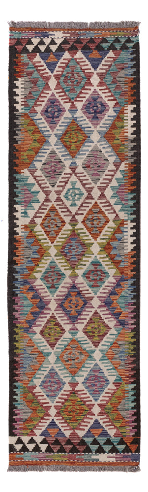 キリム マイメネ 絨毯 198x59cm - ウールラグ