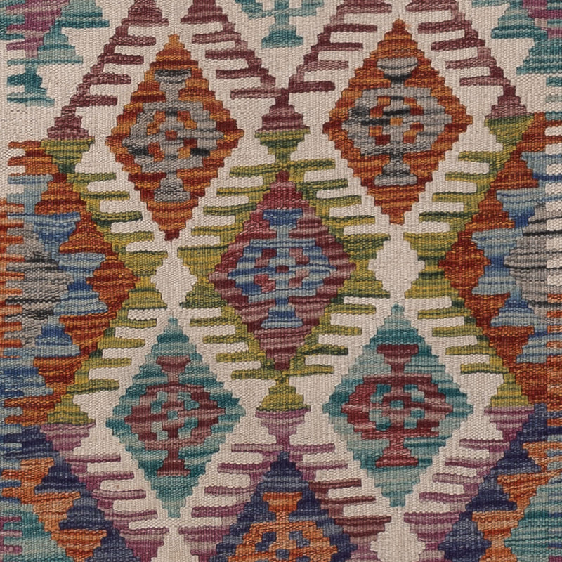 キリム マイメネ 絨毯 198x59cm - ウールラグ
