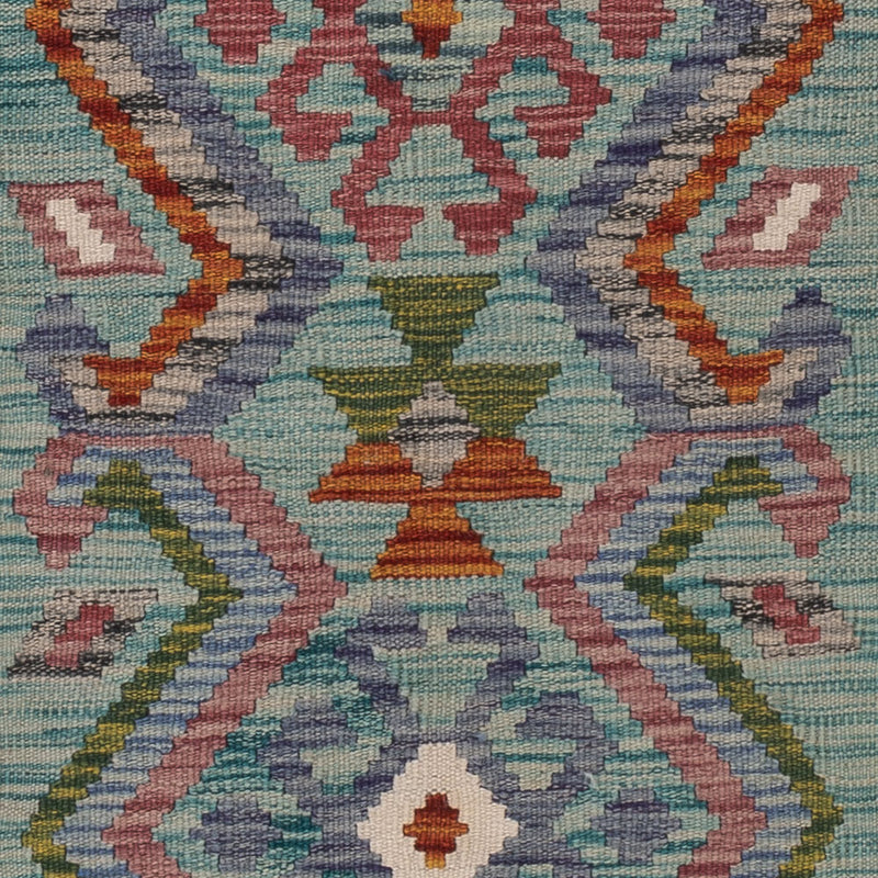 キリム マイメネ 絨毯 195x65cm - ウールラグ