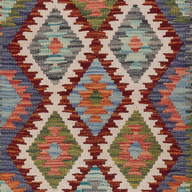 キリム マイメネ 絨毯 197x66cm - ウールラグ