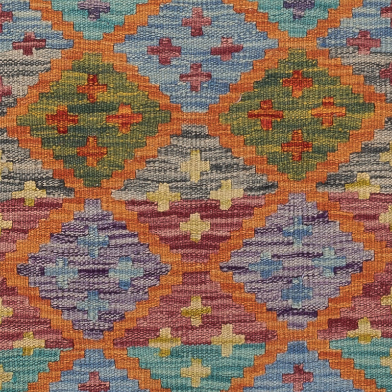 キリム マイメネ 絨毯 217x60cm - ウールラグ