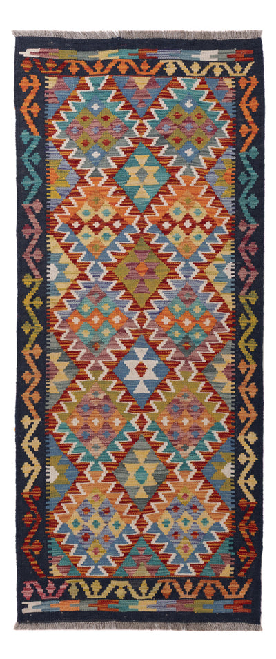 キリム マイメネ 絨毯 83x197cm - ウールラグ